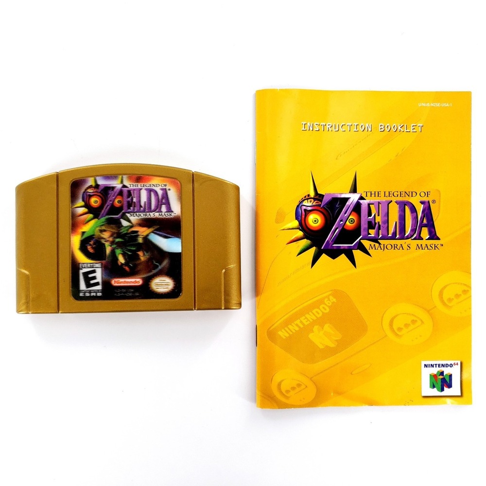 Legend of Zelda: Majora's Mask Nintendo 64 Authentic Holo Cart w/ Manual Tested